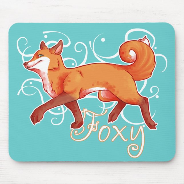 Foxy Mouse Pad (Front)