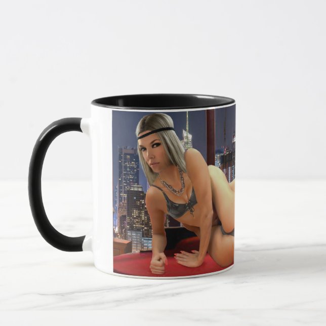 Foxy Penthouse Wrestling Mug (Left)
