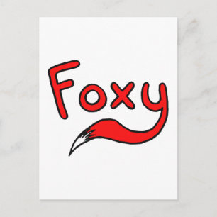 Foxy Postcard