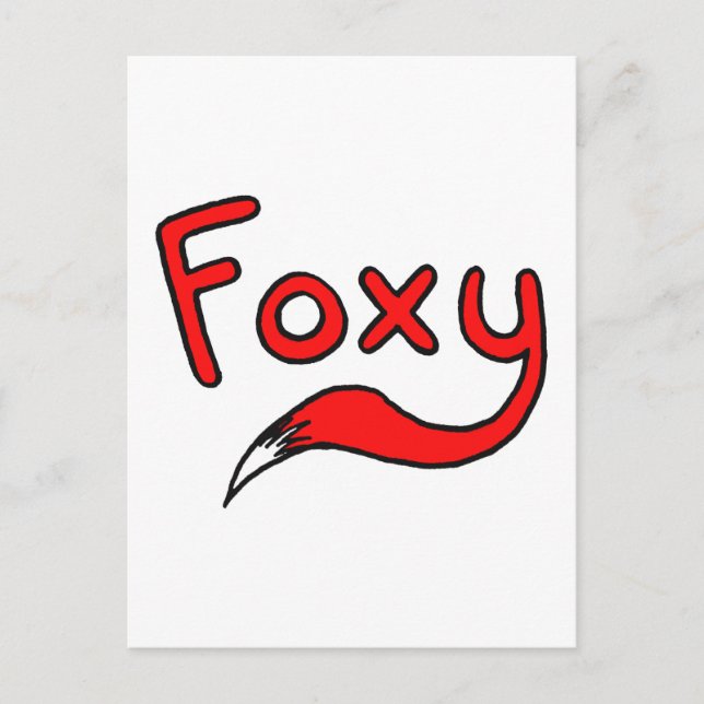 Foxy Postcard (Front)
