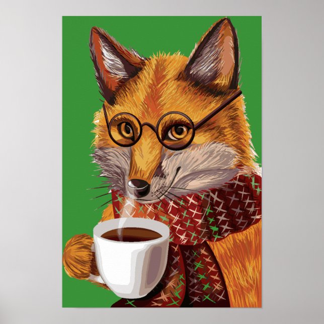 Foxy Tea Time Poster (Front)