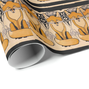 Foxy Wrapping Paper