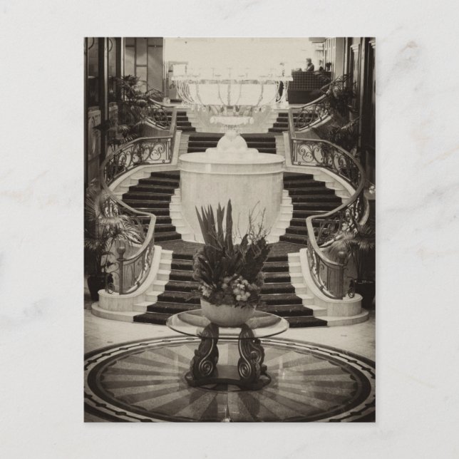 Foyer, Langham Hotel, Melbourne Postcard (Front)