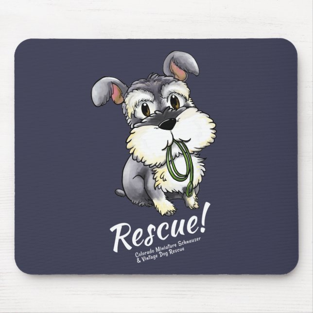 Fozi Schnauzer - Mouse Pad (Front)