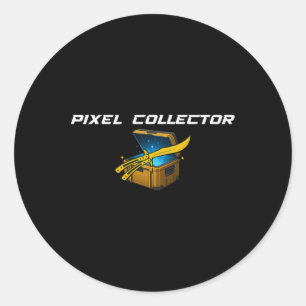 Fps Gamer Funny Cs First Person Competitive Gaming Classic Round Sticker