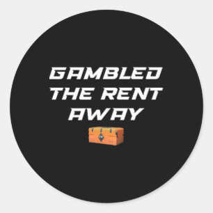 Fps Gamer Funny Cs First Person Competitive Gaming Classic Round Sticker