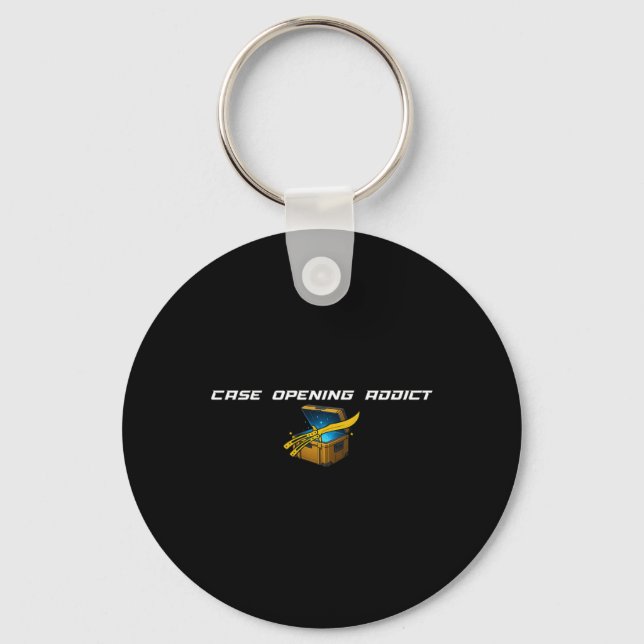 Fps Gamer Funny Cs First Person Competitive Gaming Key Ring (Front)