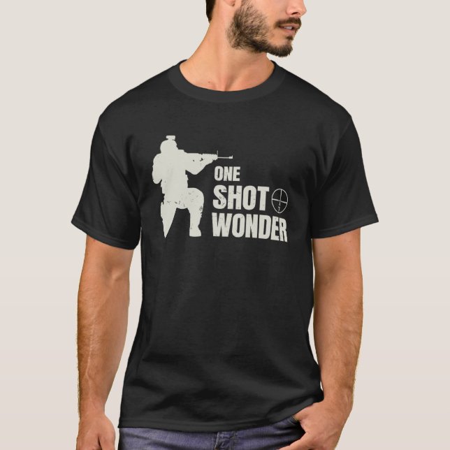 FPS Gamer One Shot Wonder Esports  Online Gaming T-Shirt (Front)