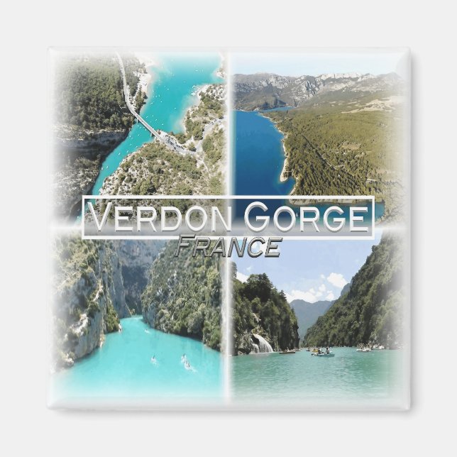 FR0112 Europe, France Provence, Verdon Gorge,  Magnet (Front)
