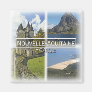 FR0123 Europe, France, Nouvelle-Aquitaine, Fridge Magnet