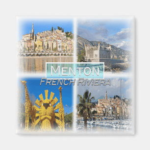 FR0130 Europe, France, French Riviera, Menton,   Magnet
