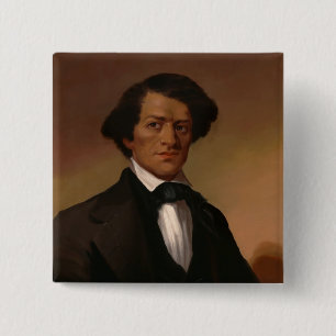 Fr3d3rick Bailey Douglass: Civil Rights Legend   15 Cm Square Badge