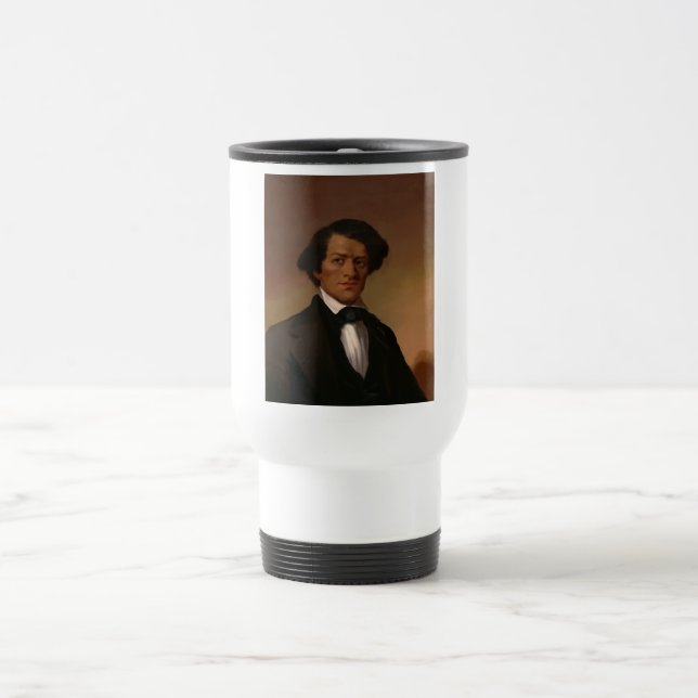 Fr3d3rick Bailey Douglass: Civil Rights Legend   Travel Mug (Center)