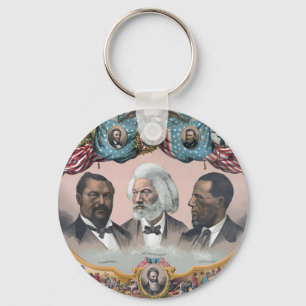 Fr3d3rick Bailey Douglass with Black Abolitionist  Key Ring