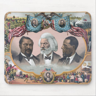 Fr3d3rick Bailey Douglass with Black Abolitionist  Mouse Pad
