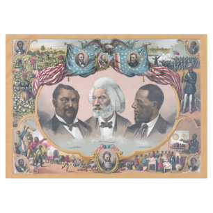 Fr3d3rick Bailey Douglass with Black Abolitionist  Tablecloth