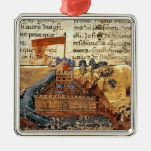Fr 4972 f.1: Jerusalem in the Crusades Metal Ornament
