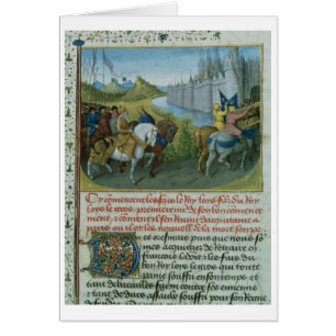 Fr 6465 f.22 Entry of Louis VII into Constantinopl