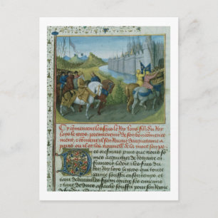Fr 6465 f.22 Entry of Louis VII into Constantinopl Postcard