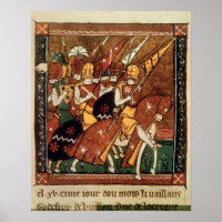 Fr 9084 f.20v: Knights on horseback