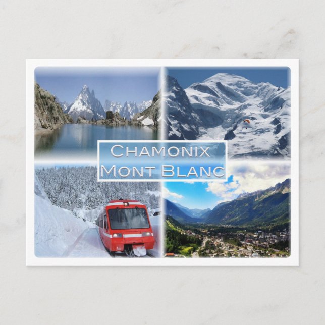 FR Chamonix - Mont Blanc - Lac Blanc des Aiguilles Postcard (Front)