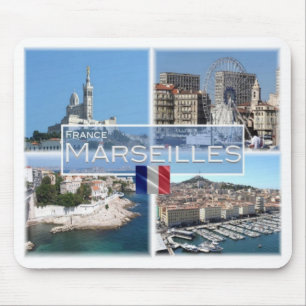 FR France - Marseilles - Notre Dame de a Garde Mouse Pad