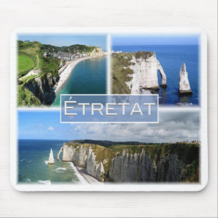 FR France - Normandy - Etretat - The cliffs - Mouse Pad