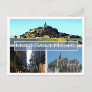 FR France - Normandy - Mont Saint Michel - Postcard