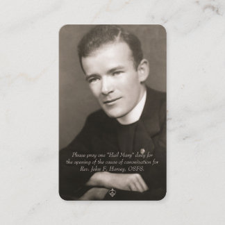 Fr. John Harvey prayer card - 2nd edition