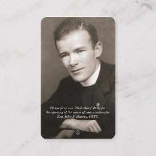 Fr. John Harvey prayer card - 2nd edition