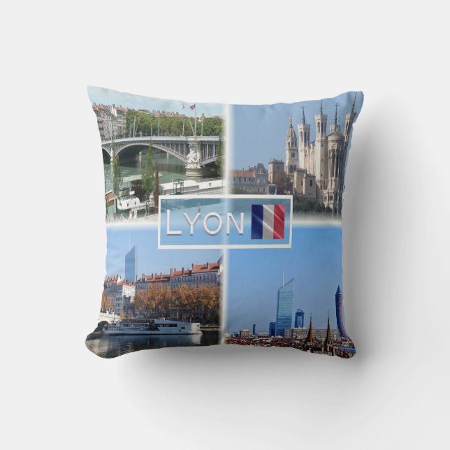 FR Lyon - Pont Lafayette - Basilica De Fourviere - Cushion (Front)