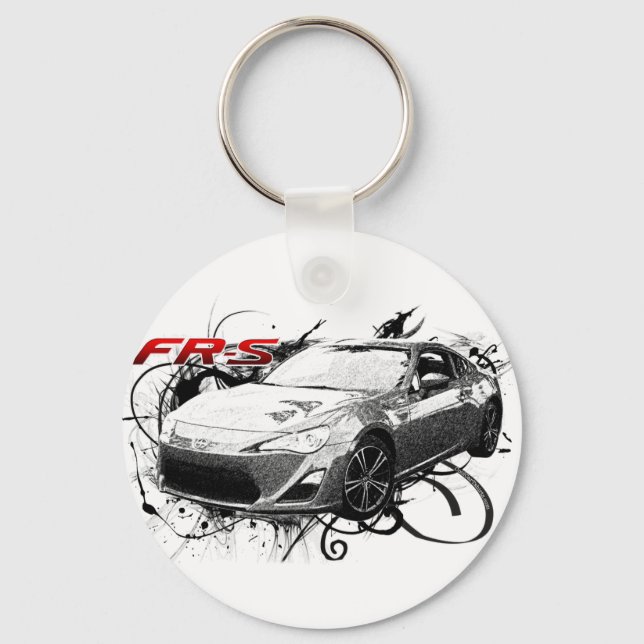 FR-S in swirls Key Ring (Front)