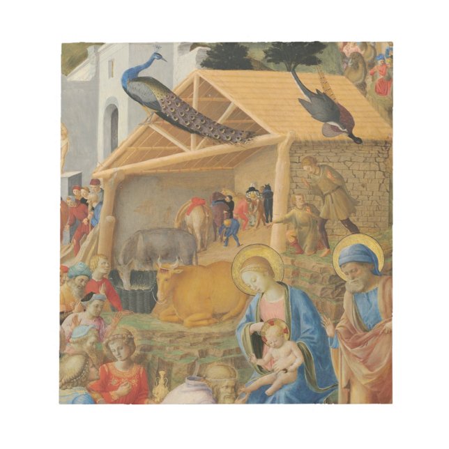 Fra Angelico- Adoration Of The Magi Notepad (Front)