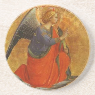 Fra Angelico Angel of the Annunciation Fine Art Coaster