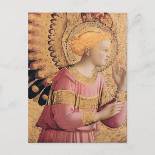 Fra Angelico- Archangel Gabriel Annunciate Postcard (Front)