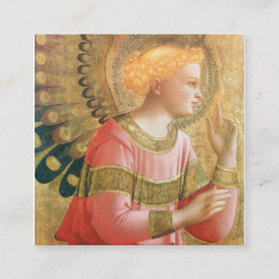 Fra Angelico- Archangel Gabriel Annunciate Square Business Card