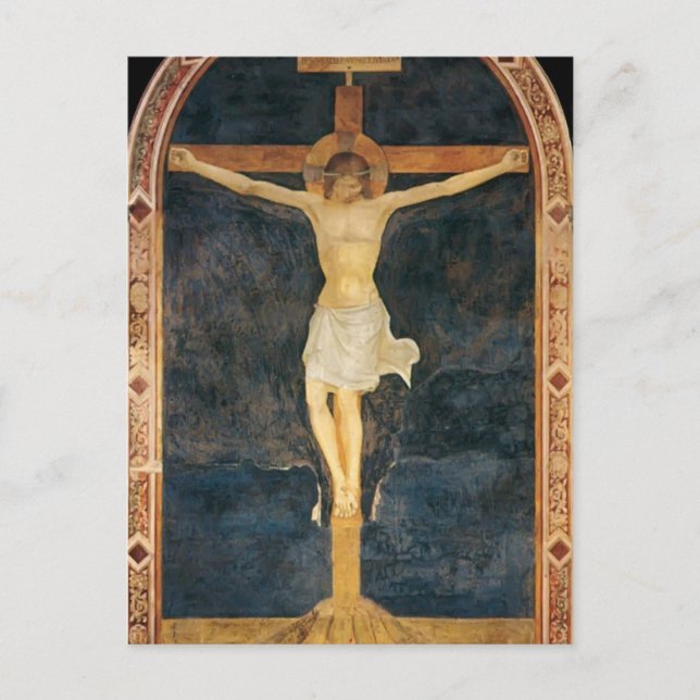 Fra Angelico- Crucified Christ Postcard (Front)