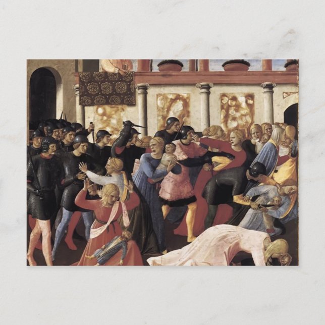 Fra Angelico- Massacre of the Innocents Postcard (Front)