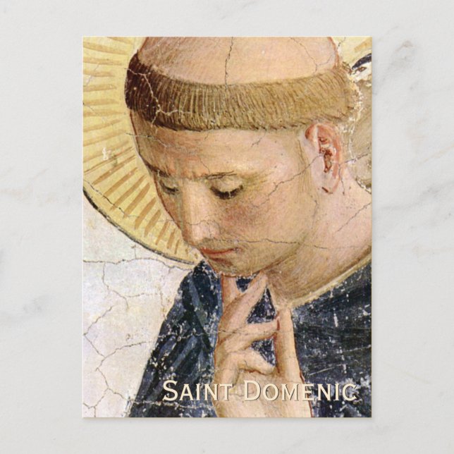 Fra Angelico Saint Dominic CC0682 Postcard (Front)