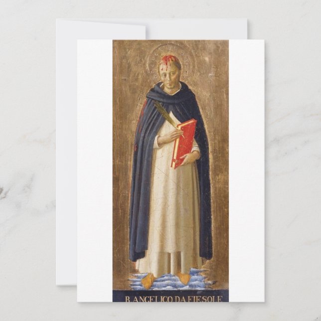 Fra Angelico - Saint Peter Martyr Invitation (Front)