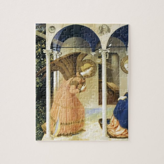 Fra Angelico The Annunciation Jigsaw Puzzle (Vertical)