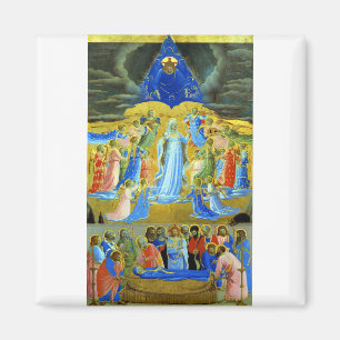 Fra Angelico The Death and Assumption of Mary Magnet
