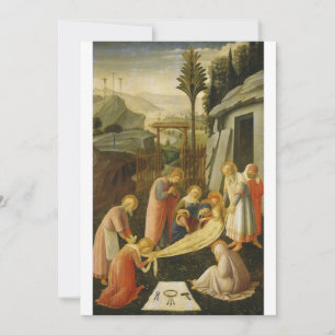 Fra Angelico - The Entombment of Christ Invitation
