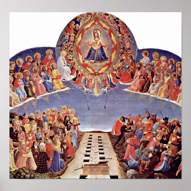 Fra Angelico - The Last Judgement Poster (Front)