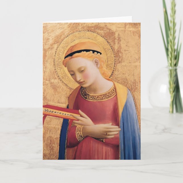 Fra Angelico- Virgin Mary Annunciate Card (Front)