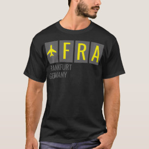 FRA Frankfurt Germany Airport Code  T-Shirt