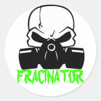 FRACINATOR CLASSIC ROUND STICKER