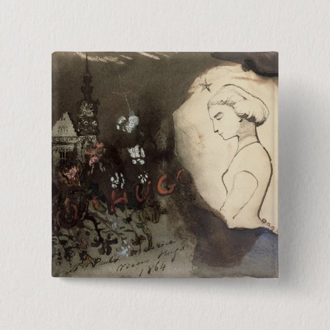 Fracta Juventus, 1864 15 Cm Square Badge (Front)