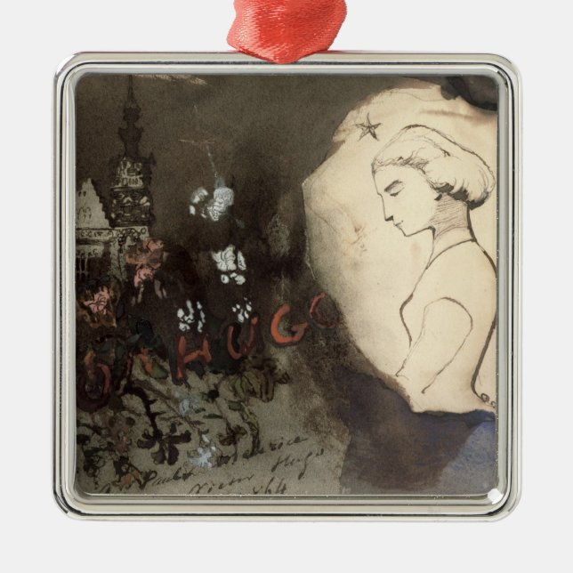 Fracta Juventus, 1864 Metal Tree Decoration (Front)