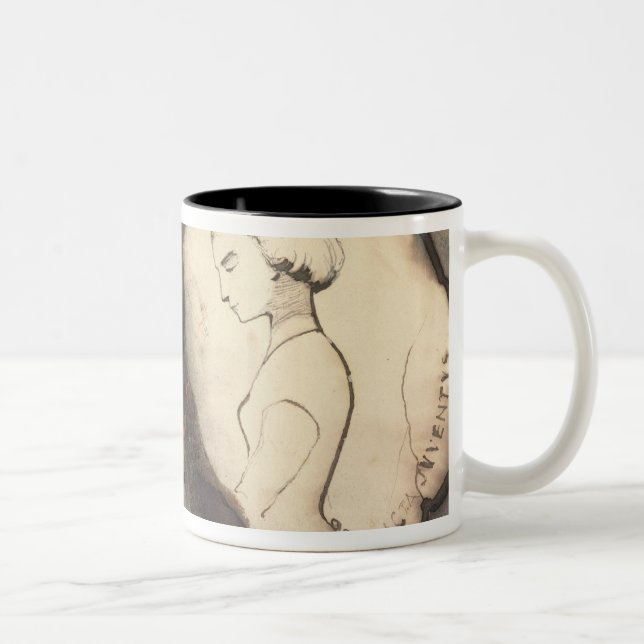 Fracta Juventus, 1864 Two-Tone Coffee Mug (Right)